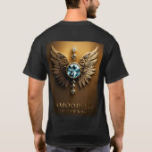 T-shirt Crystal Eagle Design - Majestic & Bold'' (Dos)