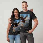 T-shirt Crystal Eagle in Flight – Symbol of Independence & (Unisexe)