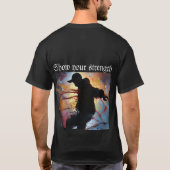 T-shirt Crystal Eagle montre votre force (Dos)