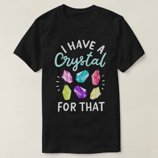 T-shirt Crystal Gemstone Chakra Energy Healer (Design devant)