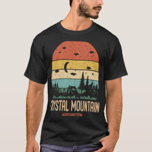 T-shirt Crystal Mountain Washington Mountains Randonnée Vi