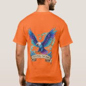 T-shirt Crystal Soar – Le Tee de l'Aigle de Transformation (Dos)