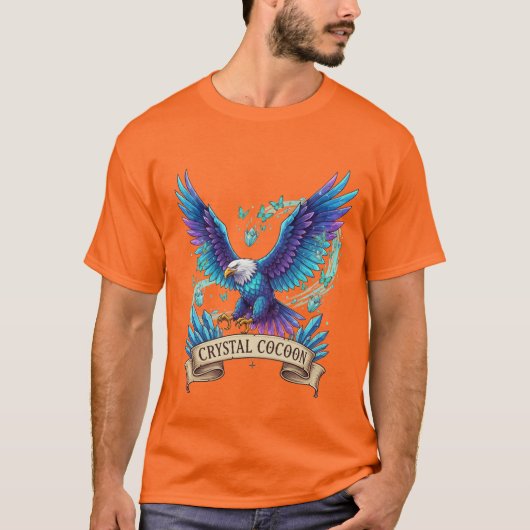 T-shirt Crystal Soar – Le Tee de l'Aigle de Transformation (Devant)