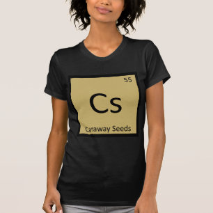 T-shirt Cs - Chimie des graines de carvi Symbole du tablea