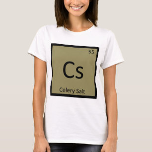 T-shirt Cs - Chimie Sel de Céleri Symbole du Tableau Pério