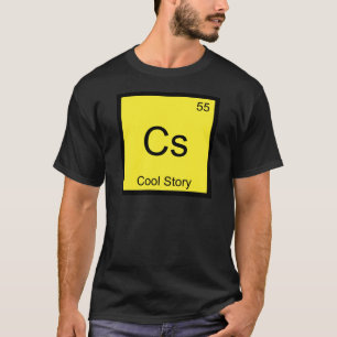 T-shirt Cs - Tee-shirt de blague sur le symbole d'élément 