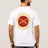 T-shirt CSC -7e cavalerie de Virginie (Cavalerie d'Ashby) (Dos)