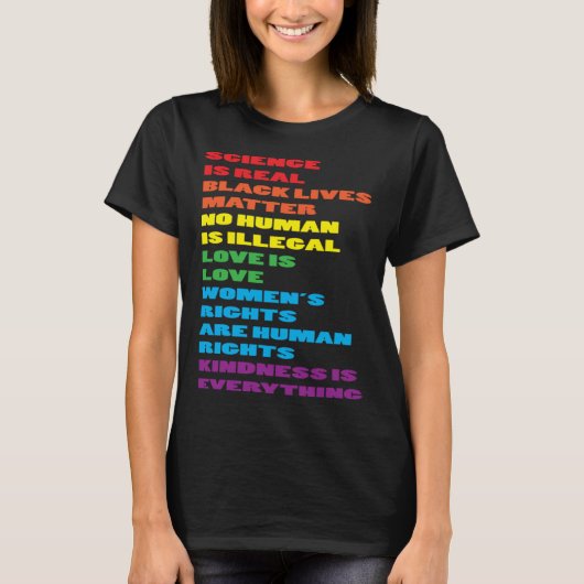 T-shirt CSD LGBTQIA Parade Acceptance Ally Flag Love Proud (Devant)