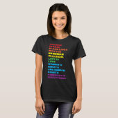 T-shirt CSD LGBTQIA Parade Acceptation Ally Drapeau Amour  (Devant entier)