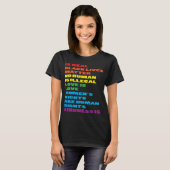 T-shirt CSD LGBTQIA Parade Acceptation Ally Drapeau Amour  (Devant entier)