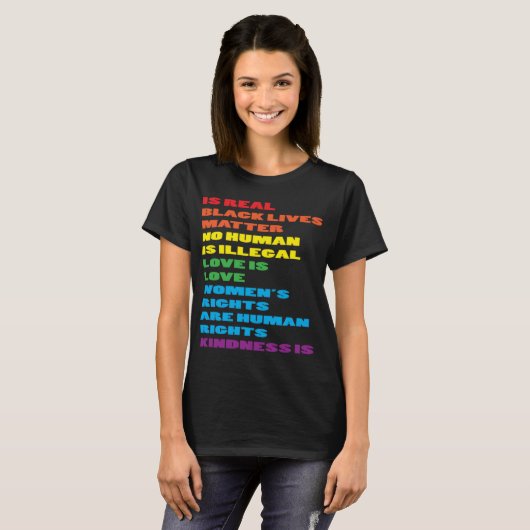 T-shirt CSD LGBTQIA Parade Acceptation Ally Drapeau Amour  (Devant entier)