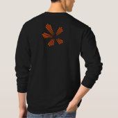 T-shirt CSL St Augustine Mens Long Manches Orange Bloom (Dos)