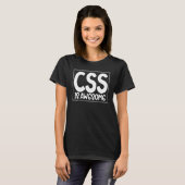 T-shirt Css Computer Language Css Est Un Concepteur Web In (Devant entier)