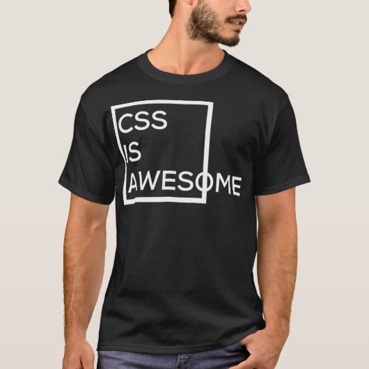 T-shirt CSS est un super programmateur de chemises (Devant)