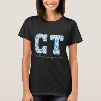 T-shirt Ct Tech Cat Scan Tech Skeleton Radiologie Départem
