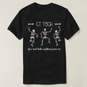 T-shirt CT Tech Funny Informatique Tomographie Tech CT Tec (Design devant)