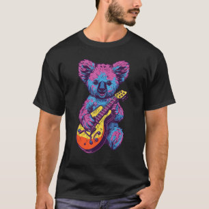 T-shirt Cthulhu Guitariste Rad Heavy Metal Monstre Hallowe