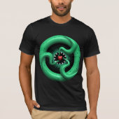 T-shirt Cthulhu Heart Basic Bella Canvas (Devant)