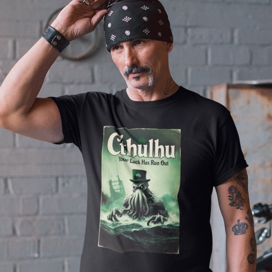 T-shirt Cthulhu Saint-Patrick vous n'avez plus de chance