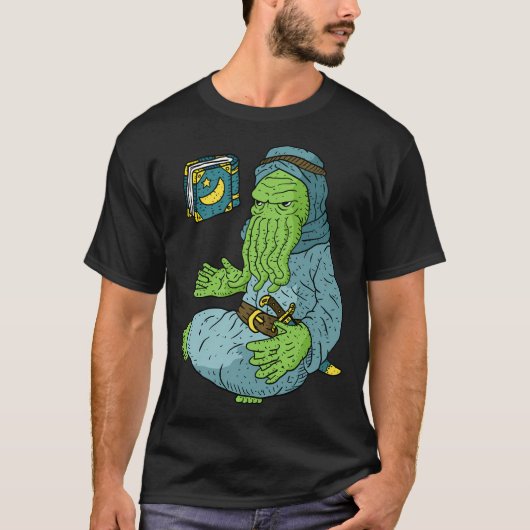 T-shirt Cthulu Mohammed. (Devant)