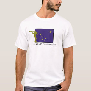 T-SHIRT CTR DE LA MISSION LDS DE L'ALASKA ANCHORAGE