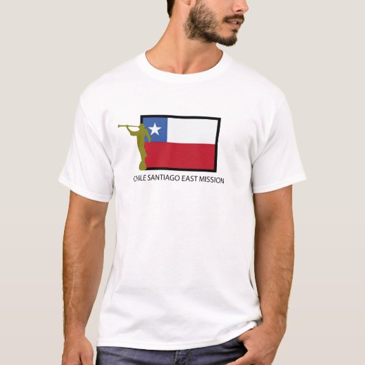 T-shirt CTR est de la mission LDS du Chili Santiago (Devant)