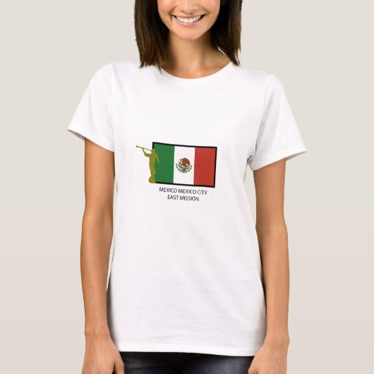 T-SHIRT CTR EST DE LA MISSION LDS DU MEXIQUE MEXICO (Devant)