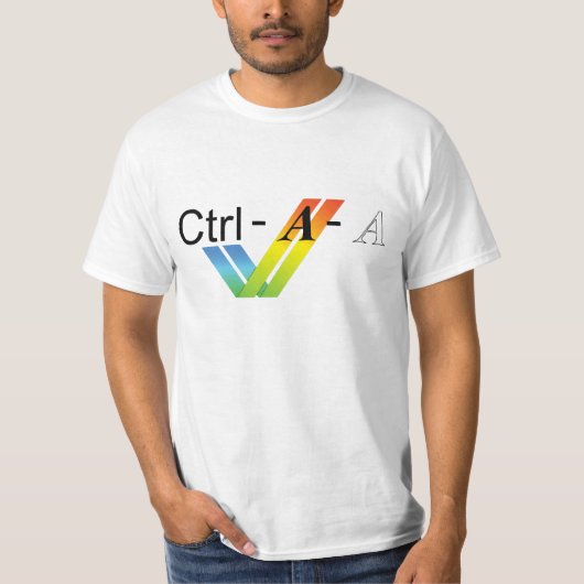 T-shirt CTRL-Alt-Del pour des utilisateurs d'Amiga (Devant)