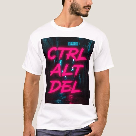 T-SHIRT CTRL ALT SUPPR (Devant)