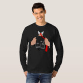 T-shirt Ctrl Alt Suppr Je Suis Un Pirate Informatique Code (Devant entier)