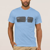 T-shirt Ctrl + C Copier (Devant)