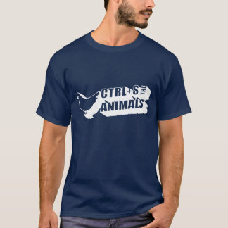 T-shirt CTRL+S les animaux