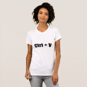 T-SHIRT CTRL + V (Devant entier)