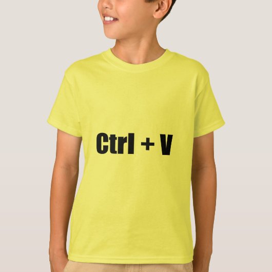 T-SHIRT CTRL + V (Devant)