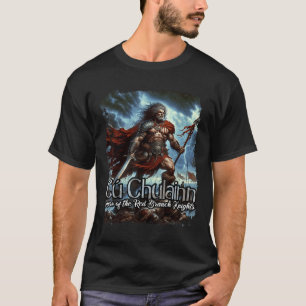 T-shirt Cu Chulainn Celtic Irish Mythologie Guerre Dieu