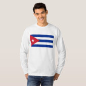 T-shirt CU de drapeau du Cuba (Devant entier)