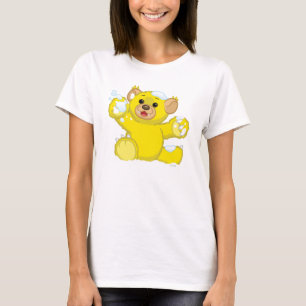 T-shirt CUB pelucheux jaune