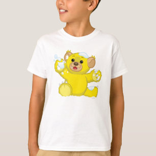 T-shirt CUB pelucheux jaune