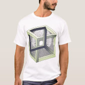 T-shirt Cub visuel sur un labyrinthe sans fin (Devant)