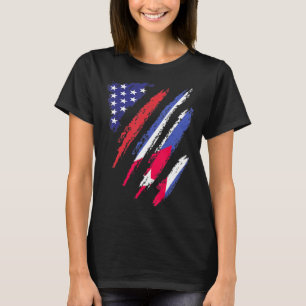 T-shirt Cuba American Grosse Drapeau USA Patriot Heritage 