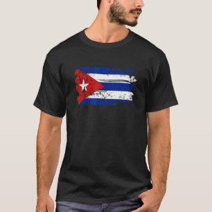 T-shirt Cuba carte cuban drapeau cuba pour les femmes et l