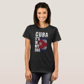 T-shirt Cuba, c'est dans mon ADN qui correspond aux garçon (Devant entier)