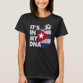 T-shirt Cuba Dans Mon Adn Cuba Flag Team Cuba (Devant)