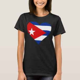 T-shirt Cuba Drapeau Coeur Cuba Aimer Cuba