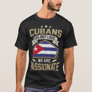 T-shirt Cuba Drapeau Cubains Passionnés Filles & Femmes