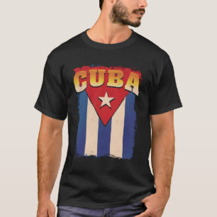 T-shirt Cuba Drapeau Soutien patriotique à la révolution c