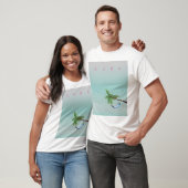 T-shirt Cuba Hammock Impression de vacances de style vinta (Unisexe)