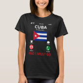 T-shirt Cuba Is Calling (Devant)