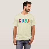 T-shirt Cuba, j'aime Cuba (Devant entier)