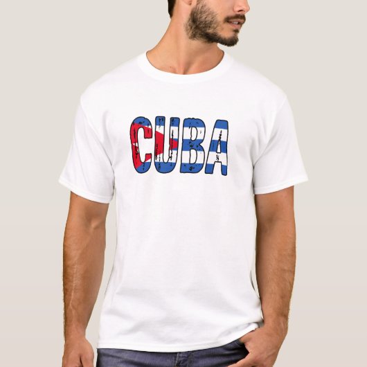 T-shirt Cuba, j'aime Cuba (Devant)